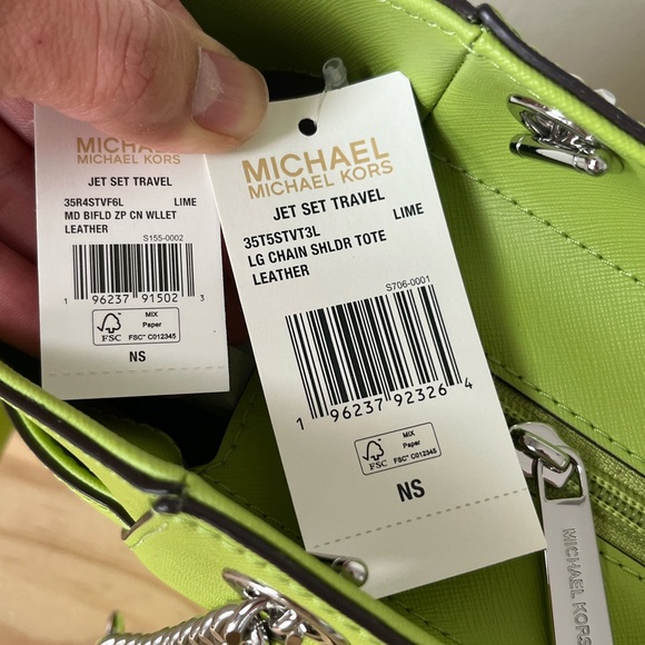 🌼Michael Kors Jet Set Travel Large Chain Shoulder Tote Set - Picture 7 of 16